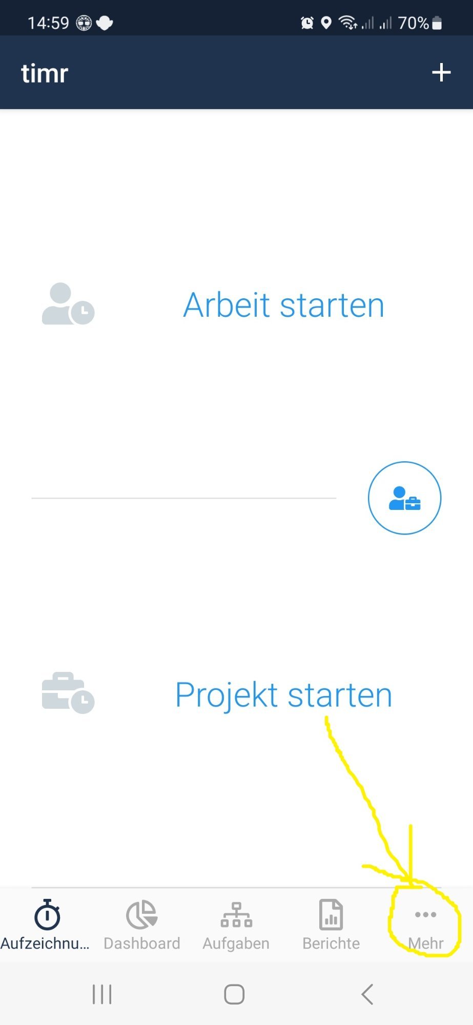 Mehr tab